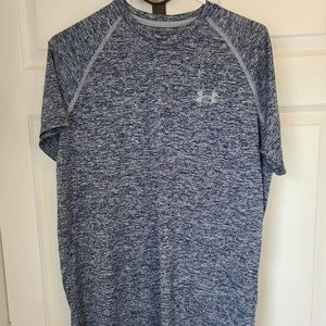 Under Armour Men's Heatgear Workout Shirt, Size: Small Color: Grey